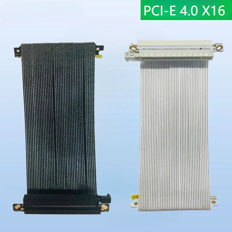 Itx Case Pcie Riser 4.0 - Super Speed 4.0 cavo placcato argento