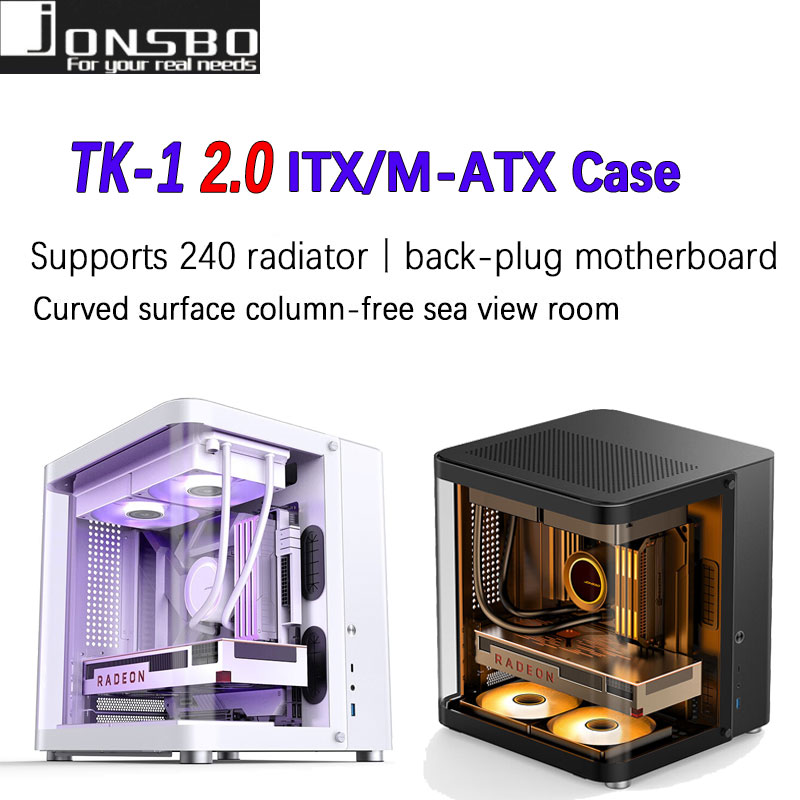 Mini Itx Case Water Cooling Support - JONSBO TK-1 M-ATX/ITX Mini PC Custodia