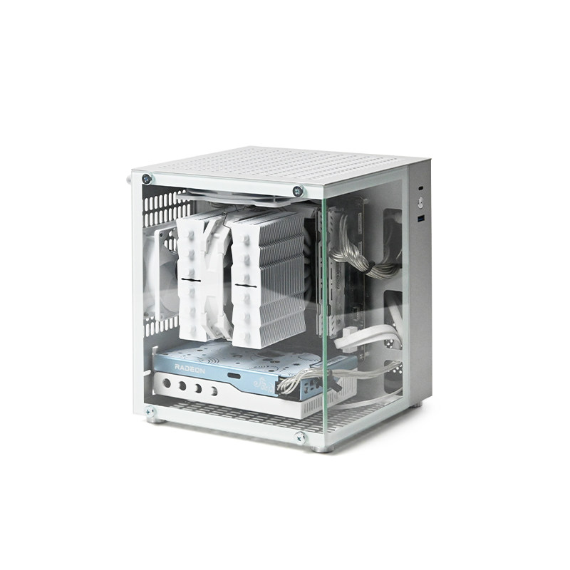 Sff Case Tempered Glass - Case PC ITX Portatile in Alluminio