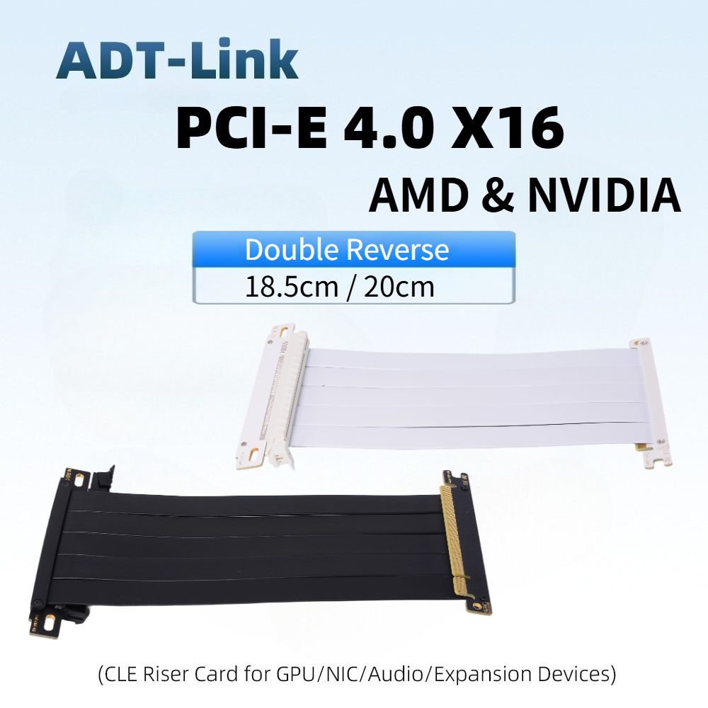 Itx Case Pcie Riser 4.0 - Cavo Riser PCIe Gen4.0 Dual Reverse
