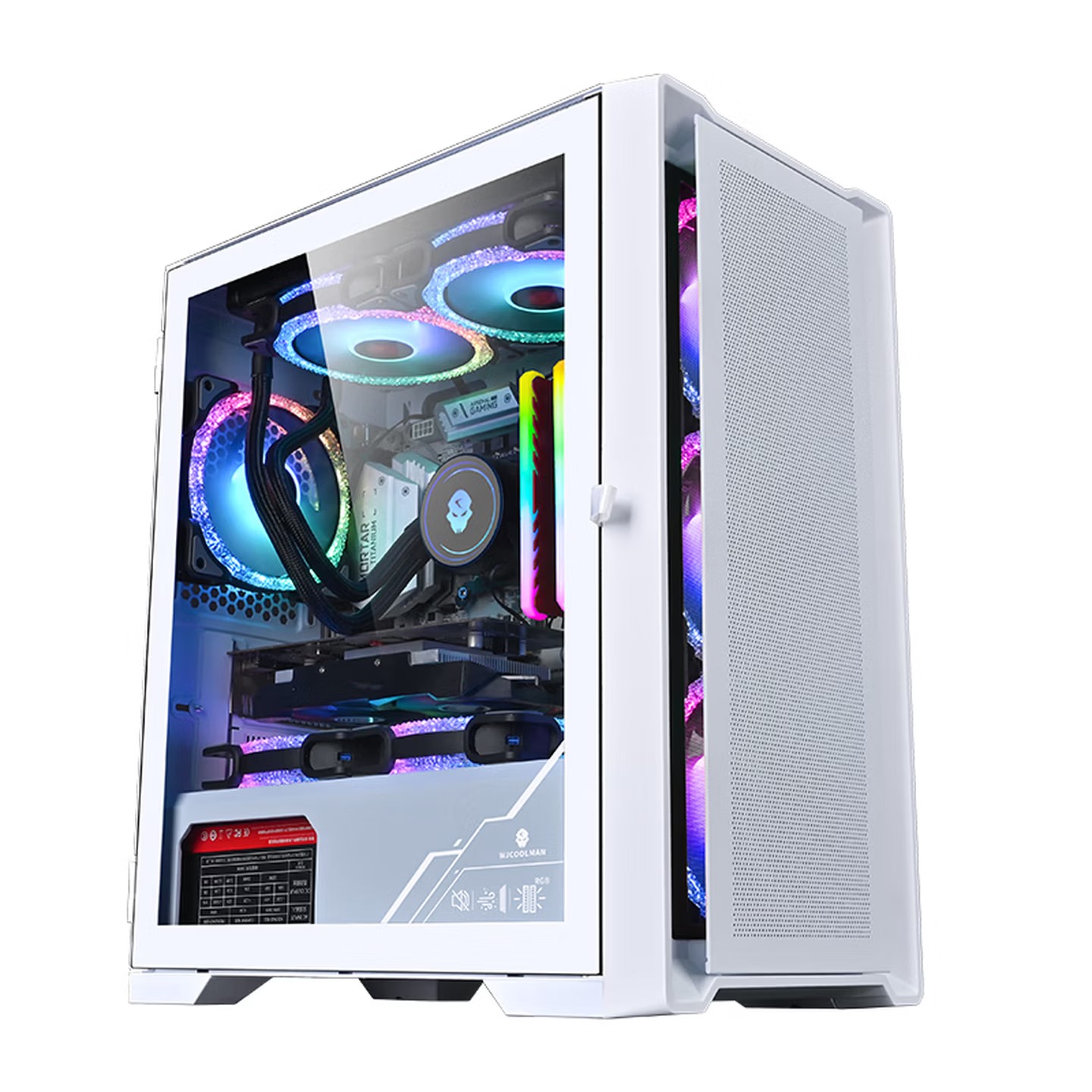 WJCOOLMAN Case per Computer da - Mini Itx Case Water Cooling Support recensione e prezzo