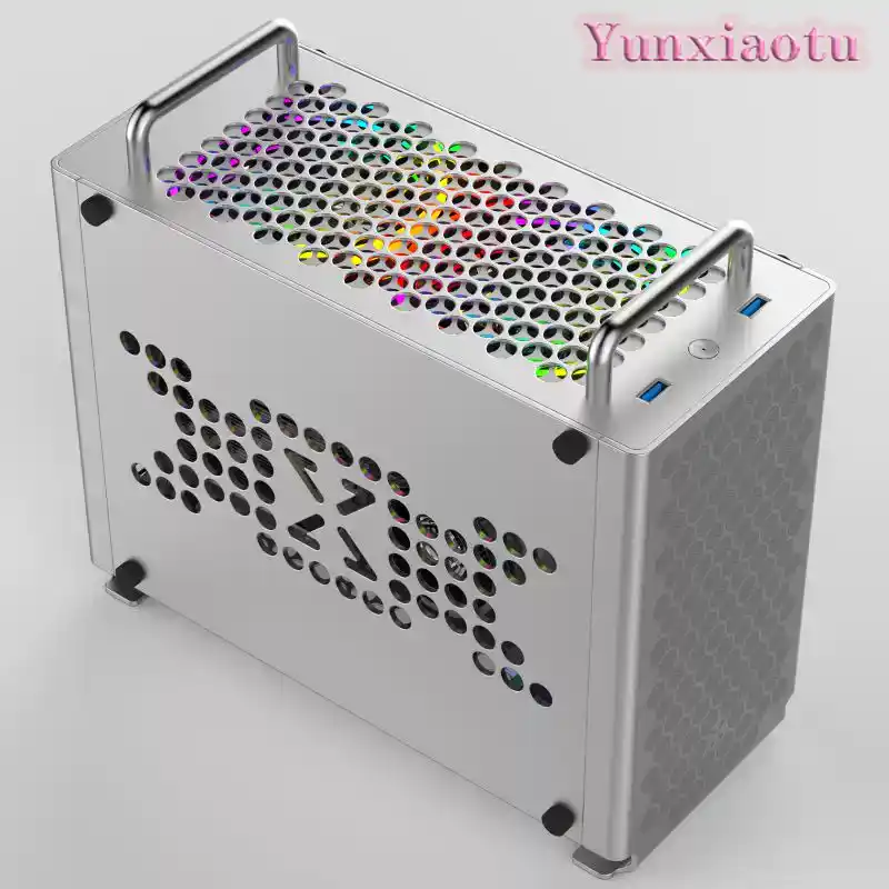 Case per Computer Mini ITX in  - Mini Itx Case With Handle Portable recensione e prezzo