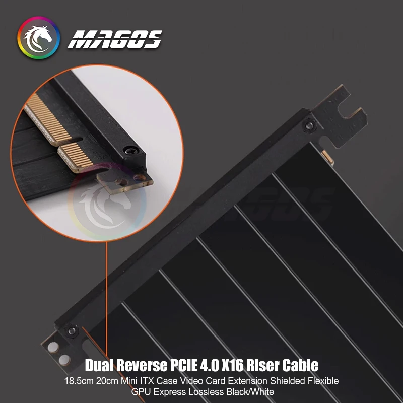 Cavo inverso riser GPU PCIE 4. - Itx Case Pcie Riser 4.0 recensione e prezzo