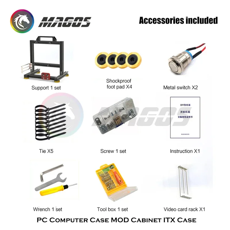 Custodia per computer PC MOD C - Mini Itx Case Water Cooling Support recensione e prezzo