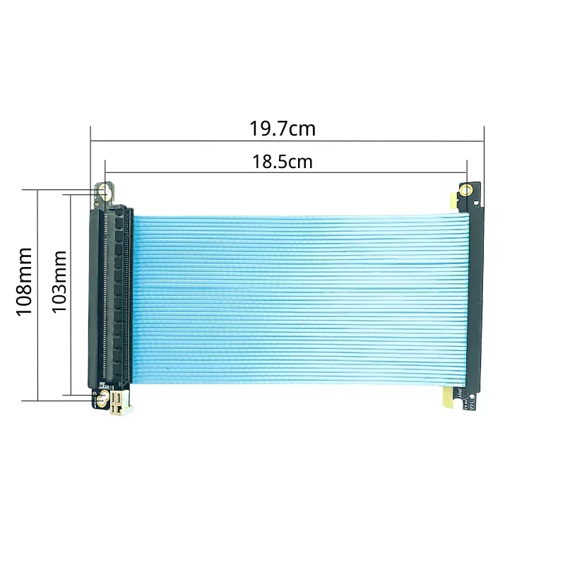 Mini chassis PCIe 4.0 X16 Cavo - Itx Case Pcie Riser 4.0 recensione e prezzo