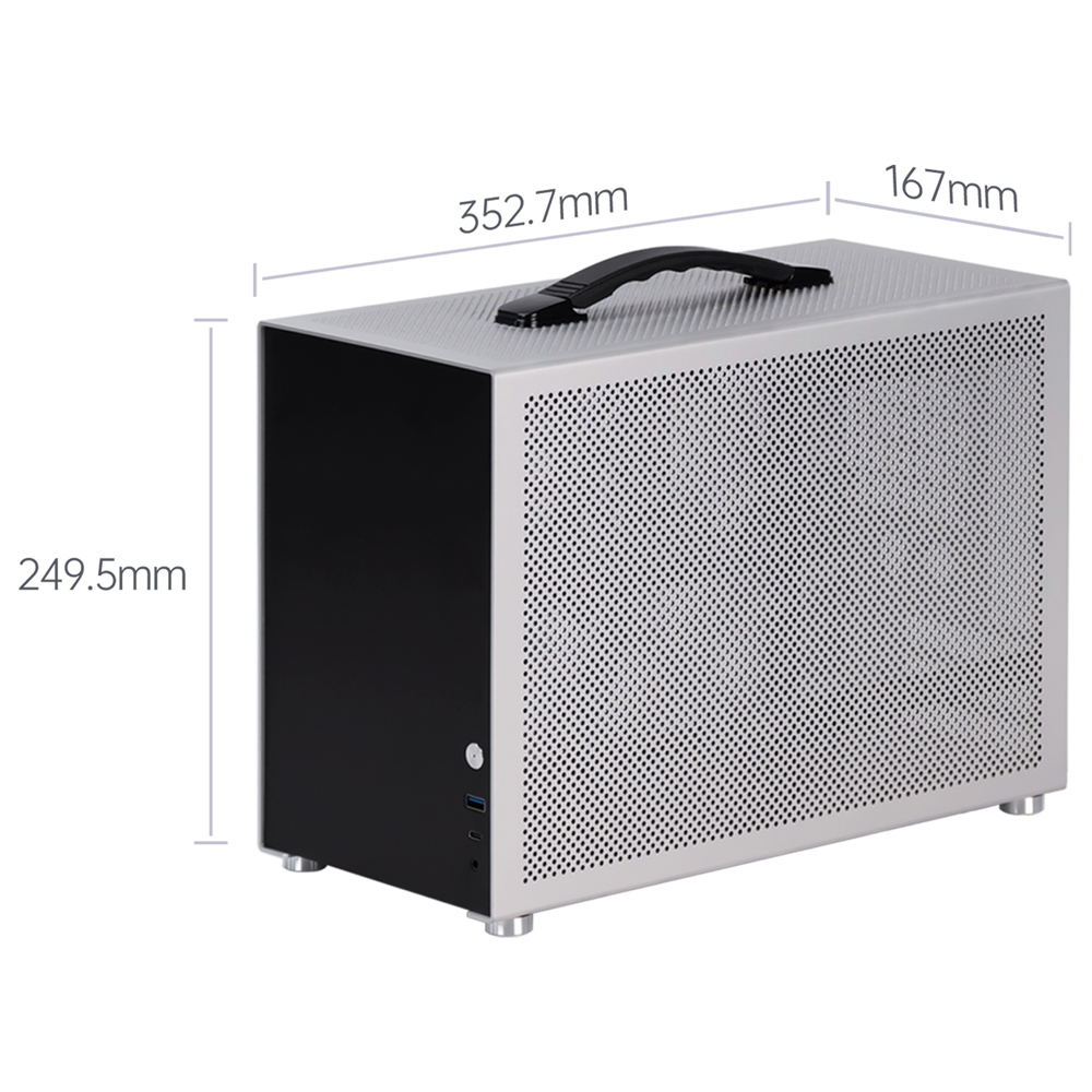 ZZAW D3 Desktop Mini ITX Custo - Mini Itx Case Water Cooling Support recensione e prezzo